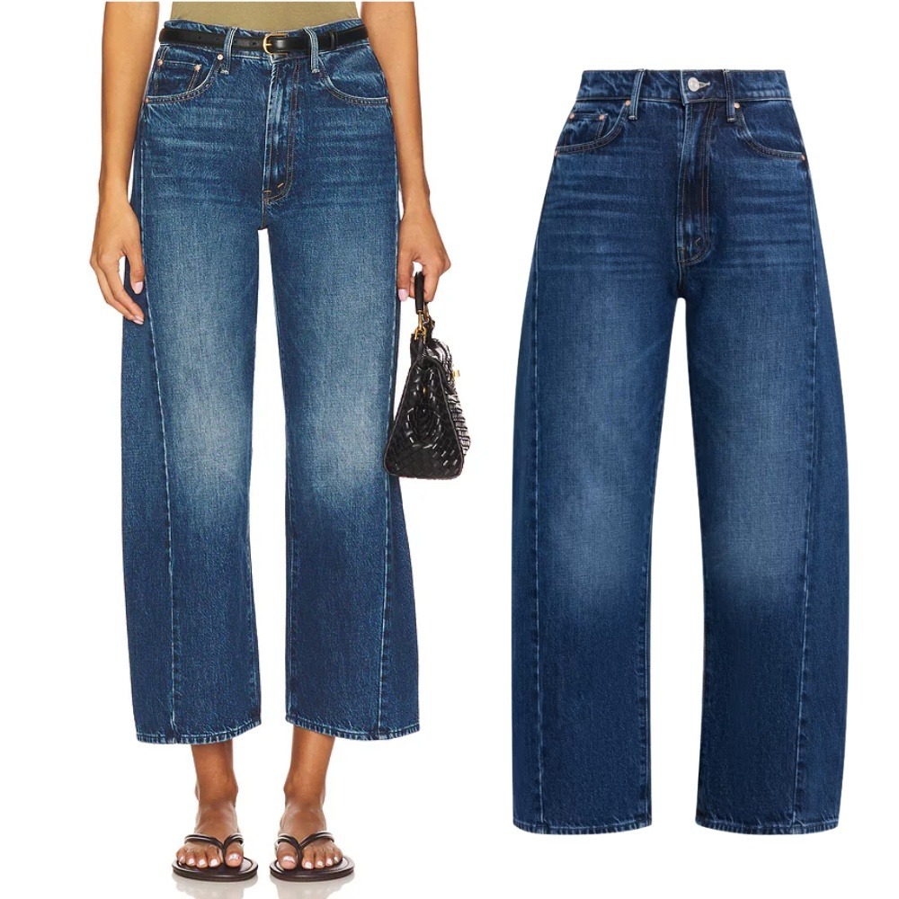 Mother Superior The Half-Pipe Ankle Jeans Did You Bring Me Anything 28 Wide Leg